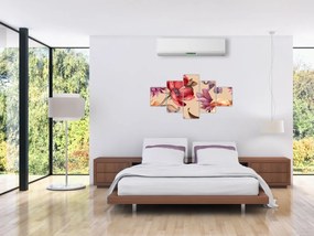 Obraz - Vintage Flowers (125x70 cm)