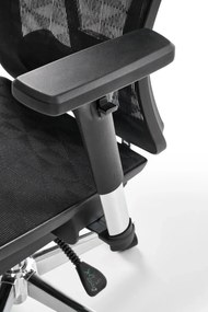 Fotel biurowy VIXEN czarny ergonomiczny  HALMAR