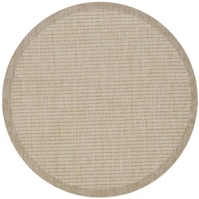 Dywan uniwersalny Giza beżowy 200 cm x 200 cm koło