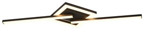 Czarna lampa sufitowa LED 16x54 cm Viale – Trio