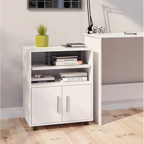 Kontener na rolki biały 48.4x60.2x74.4 novak