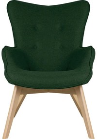 Ciemnozielony fotel Niko – Ropez