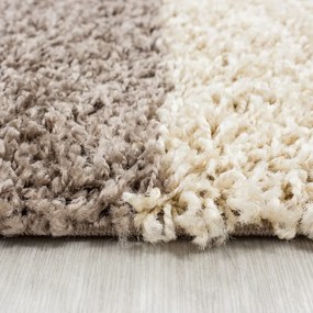 Dywan Shaggy Life beżowo-kremowy 80 cm x 250 cm