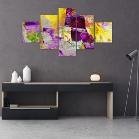 Obraz abstrakcji - malarstwo (125x70 cm)