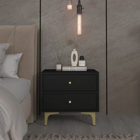 Szafka Nocna TORINO - Grafit / Wysokość 48.5 cm