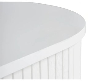 Biały stolik w dekorze dębu 60x120 cm Nola – Unique Furniture