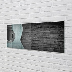 Szklany Panel Struny Gitary
