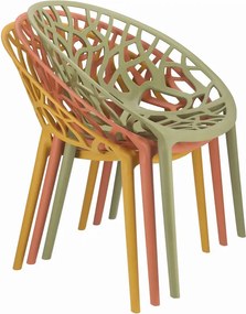 Ażurowe Nowoczesne Krzesło Na Balkon Szałwia T5-P18