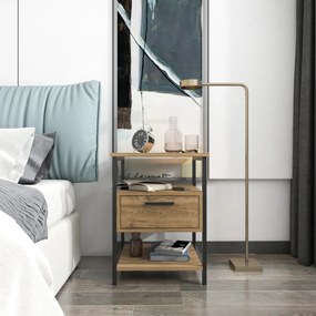 Stolik nocny Alba Black