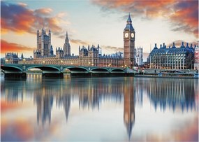 Obraz na szkle - Houses of Parliament w Londynie (70x50 cm)