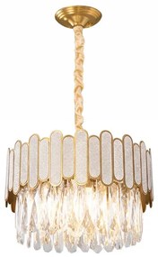 Lampa sufitowa wisząca APP1746-4CP 40 cm Złota