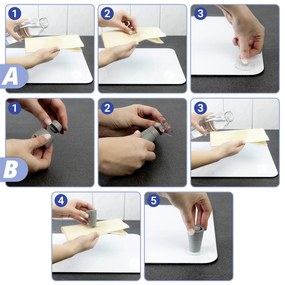 Szklane płyty ochronne GRANIT na kuchenkę – 2 sztuki, WENKO