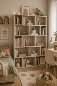 Kaszmirowy designerski regał wiszący lub stojący - Anika