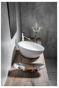 Biała ceramiczna okrągła umywalka ø 44,5 cm Dome Obliquo – Sapho