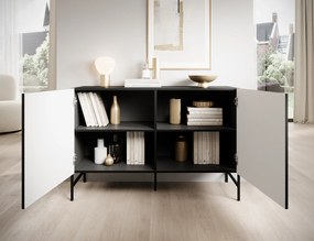 Komoda RAFTT 120x80cm, czarna