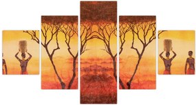 Obraz - Afrykańska sawanna (125x70 cm)