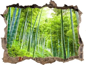 naklejka fototapeta 3D widok Las bambusowy