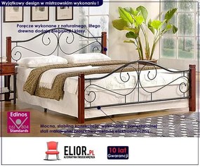 Stylowe łóżko czereśnia antyczna A0-G09