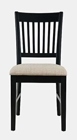 Krzesło czarne kremowe Avola AV275-370 46x94x53,5 cm