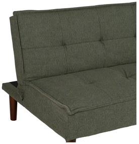 Zielona rozkładana sofa z tkaniny szenilowej 181 cm – Ixia