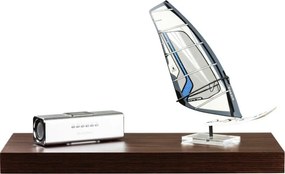 Półka ścienna STILISTA VOLATO - ciemne drewno 50 cm