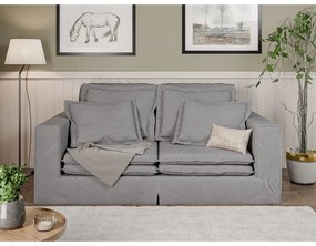 Jasnoszara sofa 196 cm Nora – Ropez