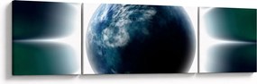 Obraz napromieniowanej planety (170x50 cm)