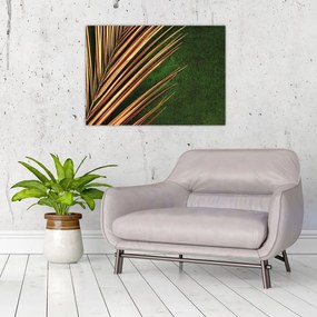 Obraz z liściem (70x50 cm)