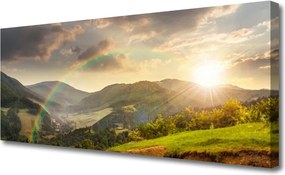 Obraz canvas Szlak nad Przepaścią o Zmierzchu