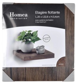 Półka wisząca na ścianę z MDF, dł. 25 cm