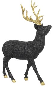 Figurka Deer 32x12x40 cm black