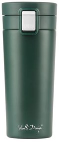 Zielony podróżny kubek termiczny Vialli Design Fuori, 400 ml