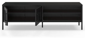 Czarna szafka pod TV 160x50 cm Diora – Marckeric