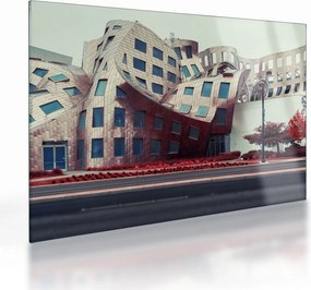 Obraz na szkle - budynek architektoniczny (70x50 cm)