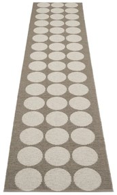 Brązowo-beżowy chodnik odpowiedni na zewnątrz 70x320 cm Hugo Walnut Linen – Pappelina