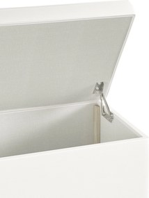 Skrzynia tapicerowana kolor biały