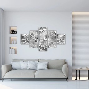 Obraz - Białe kwiaty (125x70 cm)