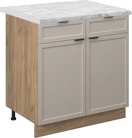 Szafka dolna do kuchni greybeige 80x60x82 fame-line