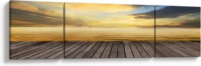 Obraz - Molo z widokiem (170x50 cm)