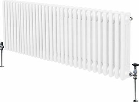 Tradycyjny grzejnik 3-kolumnowy - 600 x 1462 mm - biały