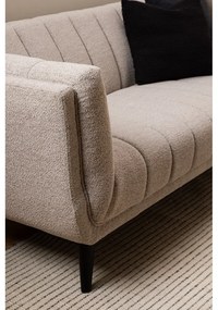 Beżowa sofa z materiału bouclé 218 cm Tampa – Actona