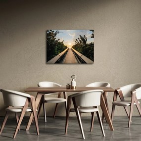 Obraz - droga do słońca (70x50 cm)