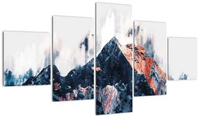 Obraz - Abstrakcyjna góra (125x70 cm)