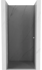 Mexen Pretoria drzwi prysznicowe uchylne 70 cm, grafit, chrom - 852-070-000-01-40