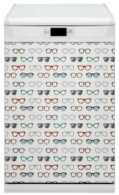 Magnetyczna osłona na zmywarkę Retro okulary