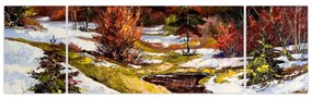 Obraz - Nadejście wiosny (170x50 cm)