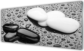 Panel Kuchenny Deszcz Na Gładkich Kamieniach