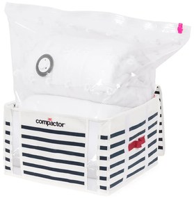 Pojemnik na ubrania Compactor Medium Mariniere 3D Vacuum Bag, 125 l