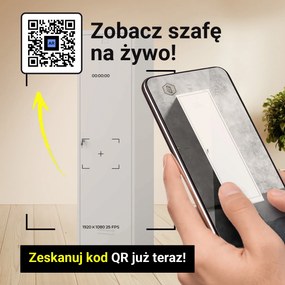 Metalowa szafa gospodarcza AGNES, 500 x 1850 x 500 mm, biała