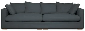 Szara sztruksowa sofa 266 cm Comfy – Scandic